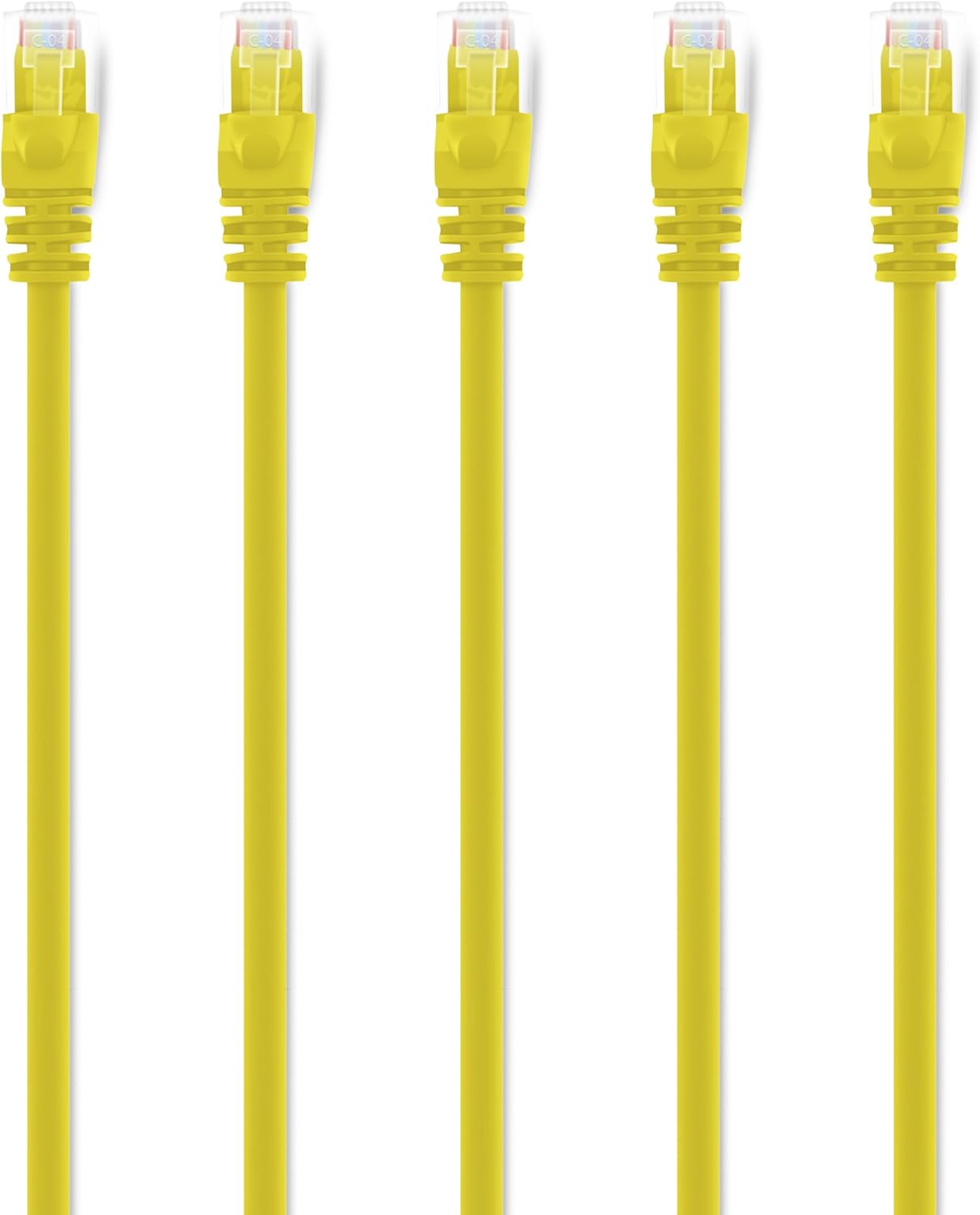 Cat 6 Ethernet Cable 5 ft (24-Pack) Yellow G919500