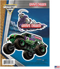 Set of 2 Vinyl Monster Truck Decals F31911