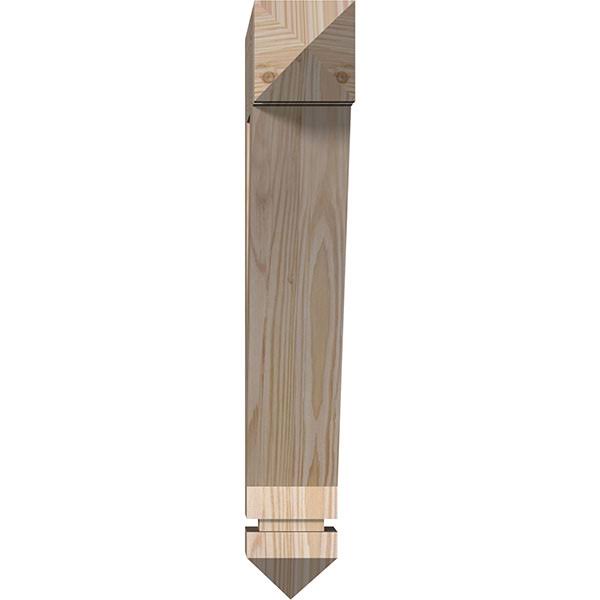 Traditional Arts & Crafts Smooth Bracket, Douglas Fir I6377