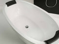 Black Bath Headrest T1008