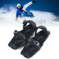 Mini Ski Skates Snow Short Skiboard Snowblades Adjustable Bindings Skiing Shoes N95851