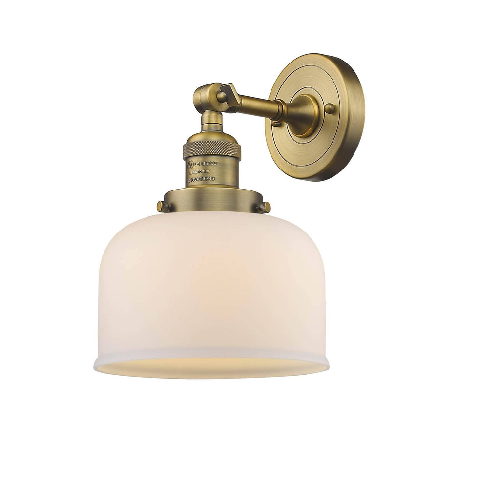 Large Bell 1 Light Sconce LED (Brass) A8059