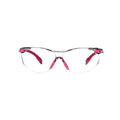Pink/Black Clear Anti-Fog Safety Glasses, 20 EA/Case D432145