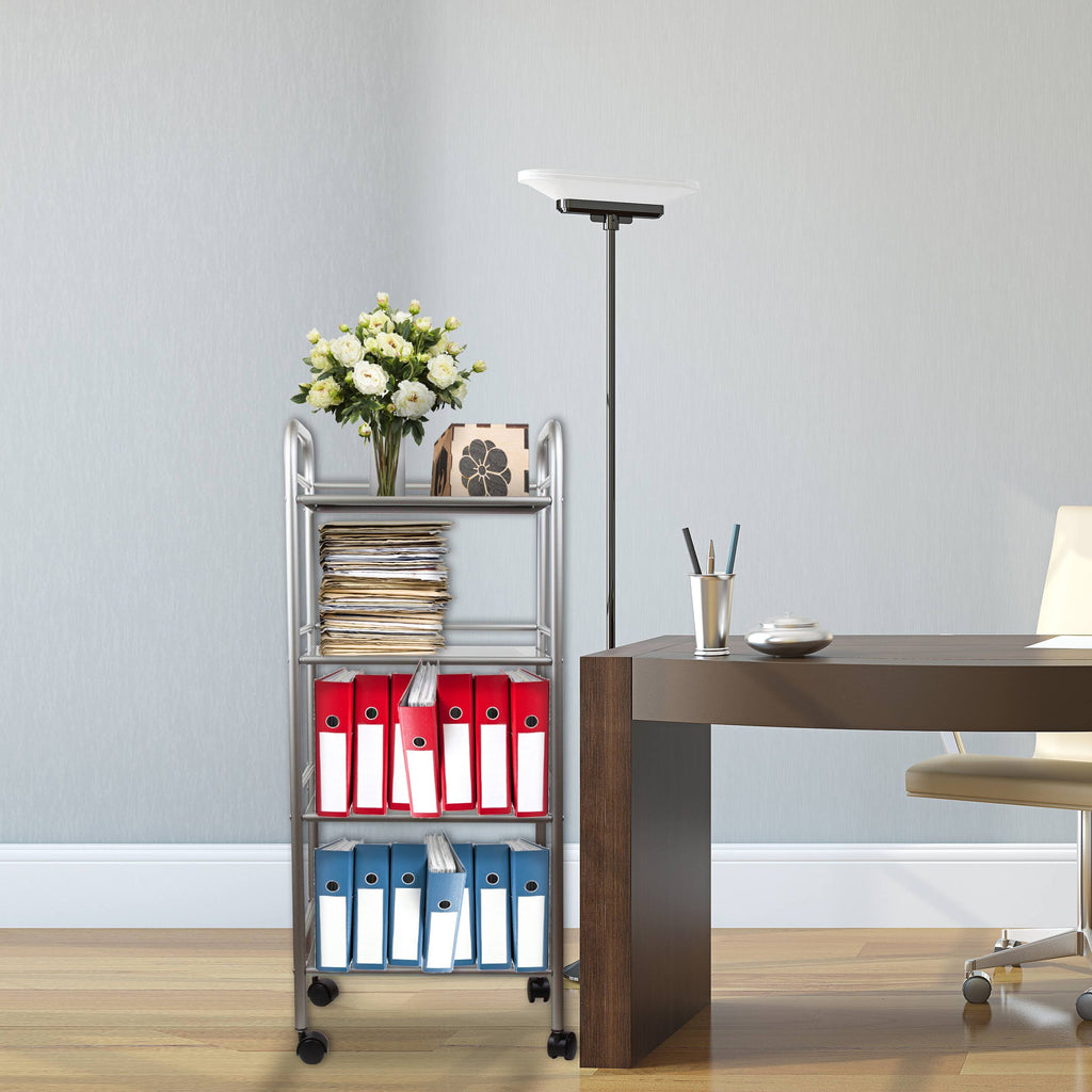 4 Tier Steel Rolling Storage Cart O275544