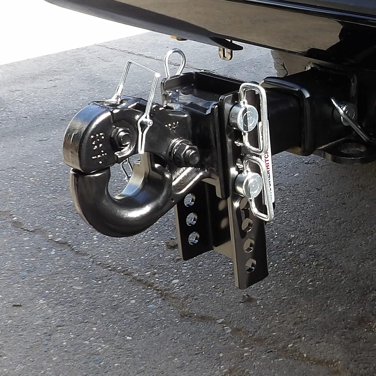 Pintle Hook Drop Ball Mount 12,000 lbs, Fits 3" Hitch Q258430