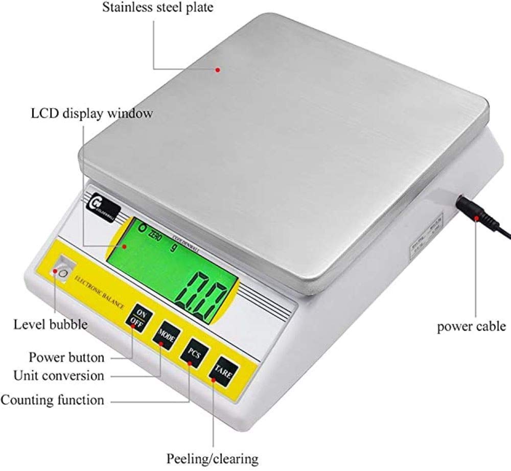 10kg x 0.1g Digital Precision Electronic Balance Scale K3944
