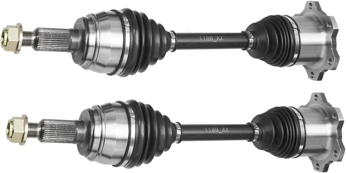 6-Lug 4WD Front CV Axle Drive Shafts Assembly 2pc Set Q952014