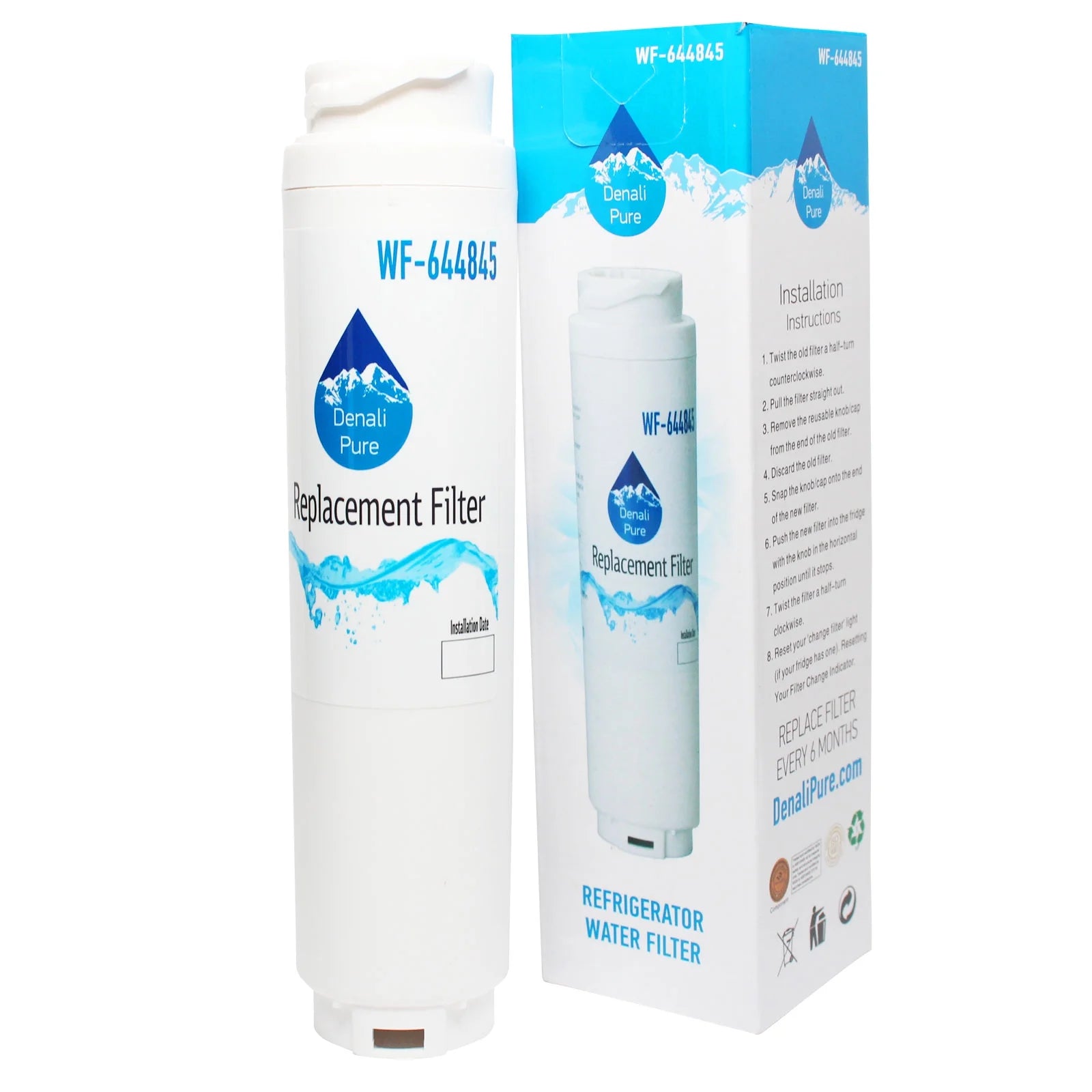 6-Pack Replacement Refrigerator Water Filter Cartridge X798878