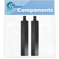 2-Pack BBQ Gas Grill Tube Burner Replacement Parts, Cast Iron, 15 3/4" X42539