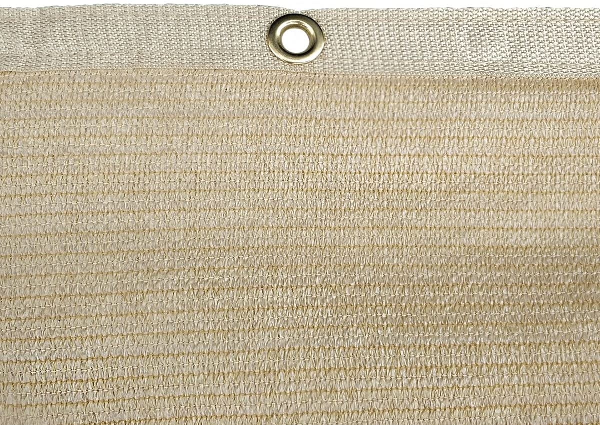 RV Awning Privacy Screen Shade Panel Kit Sunblock Drop 8 x 16ft, Wheat Q147