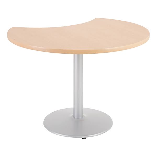 Crescent Pedestal Cafe Table 30 inch T979