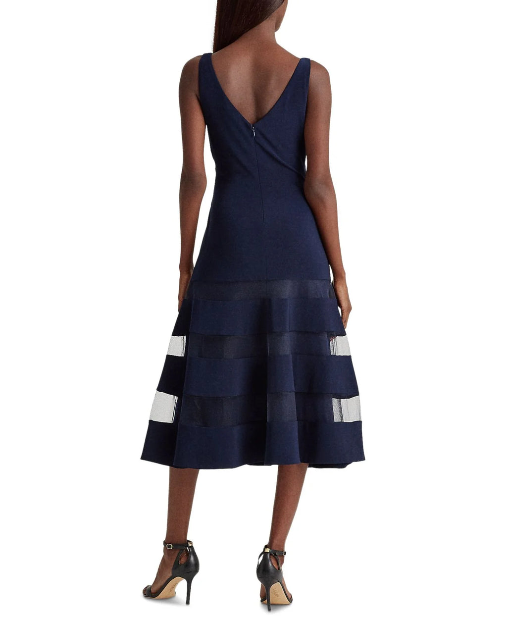 Blue 2 A-Line Dress Q998