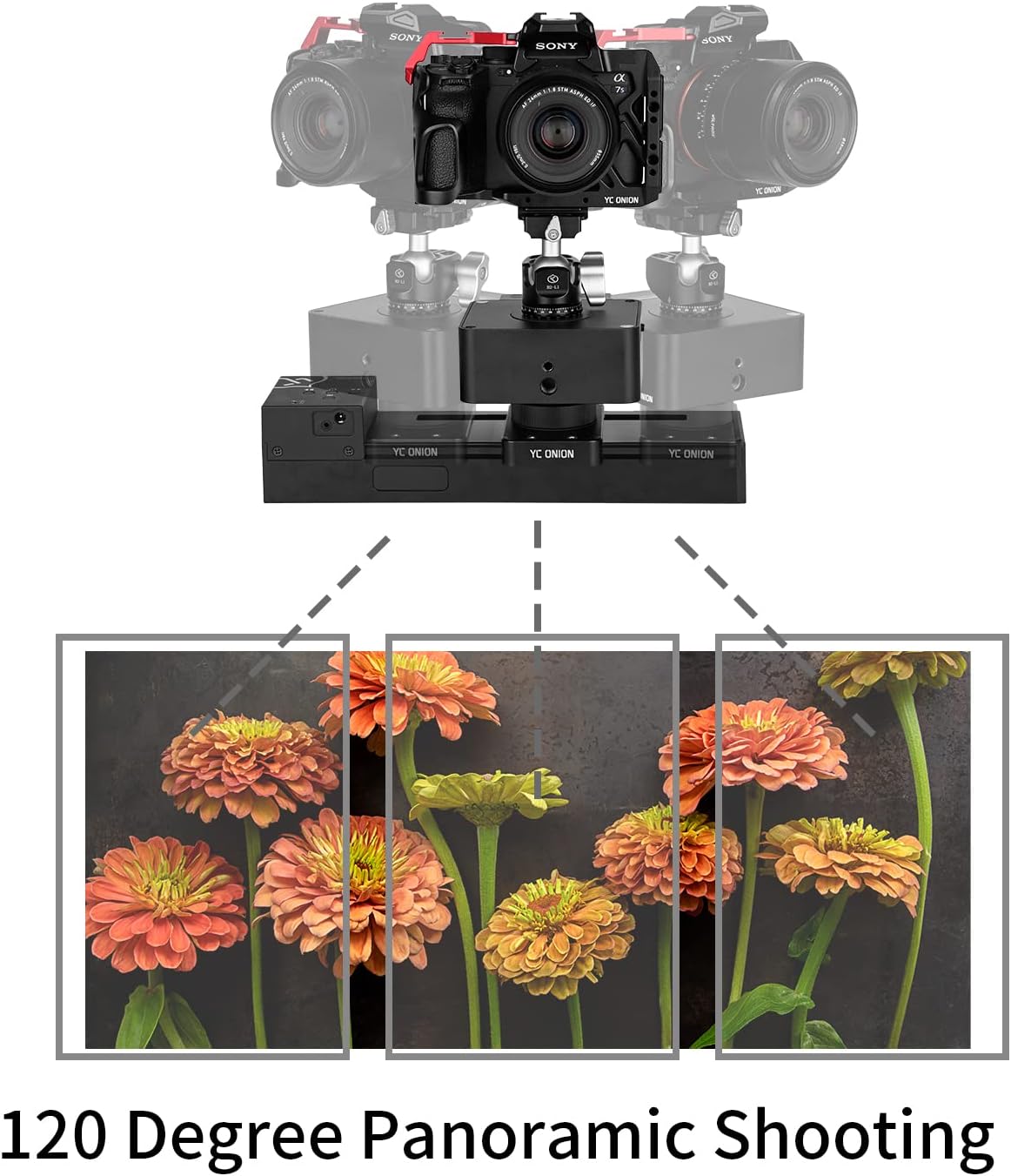 Motorized Mini Camera Slider 10.5/26.8cm Aluminum Alloy U57606