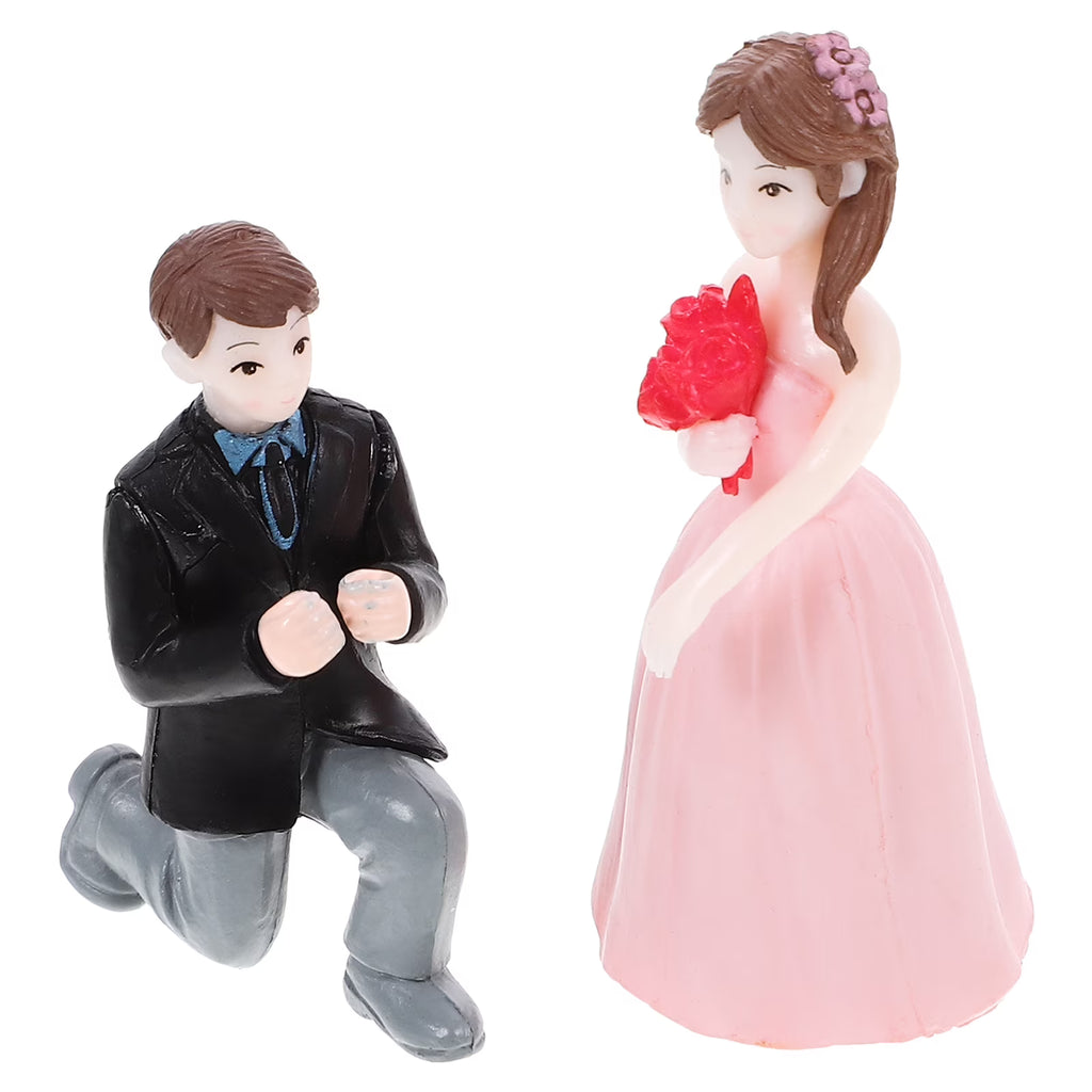 Mini Couple Doll Christmas Decorations T5170