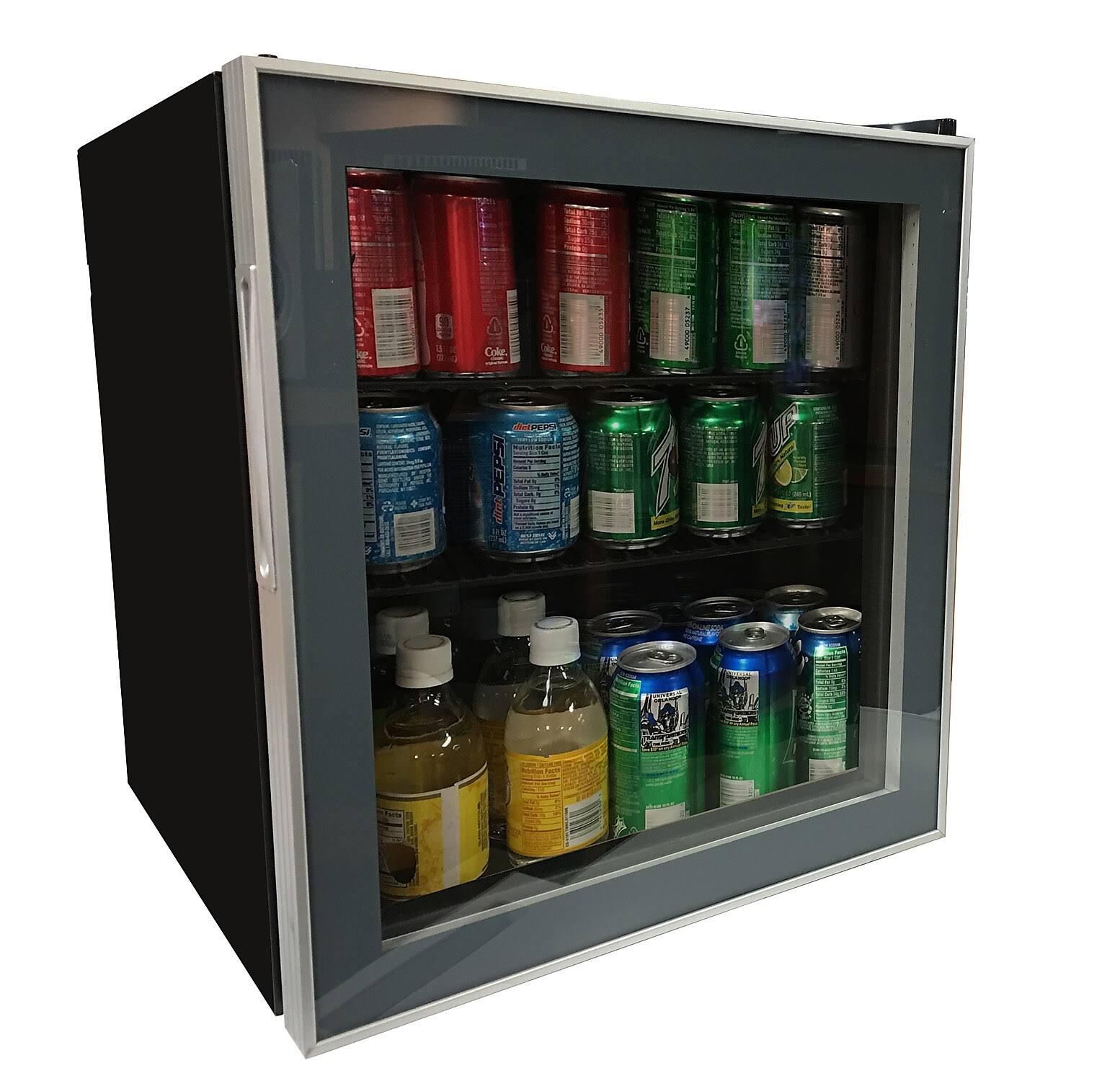 1.6 cu ft Black Refrigerator B3766