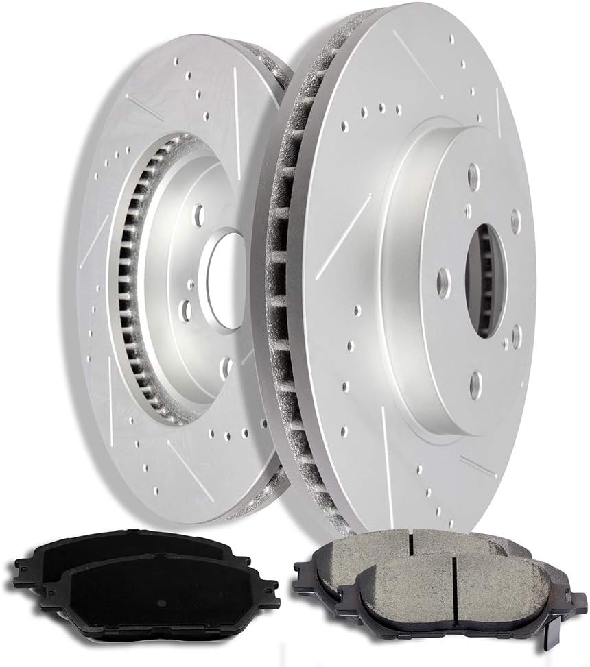 Brake Rotors and Ceramic Brake Pads Kit T204