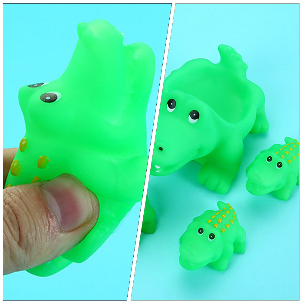Cartoon Crocodile Kids Toys Infant Water Play Bathtub Yellow Duck Take Squirt Child Baby E137267