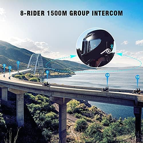 Bluetooth Intercom Motorcycle Headset with Hard & Soft Microphone M789