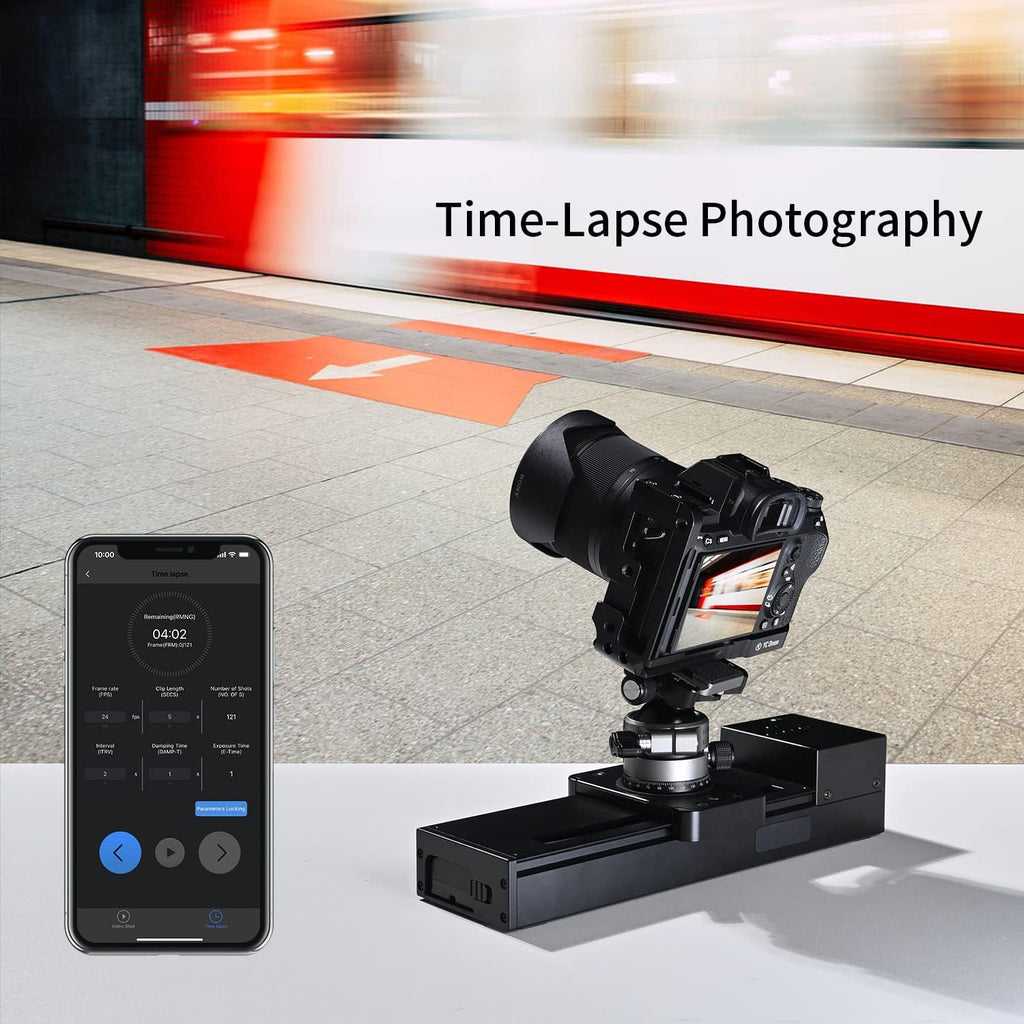 Motorized Mini Camera Slider 10.5/26.8cm Aluminum Alloy U57606
