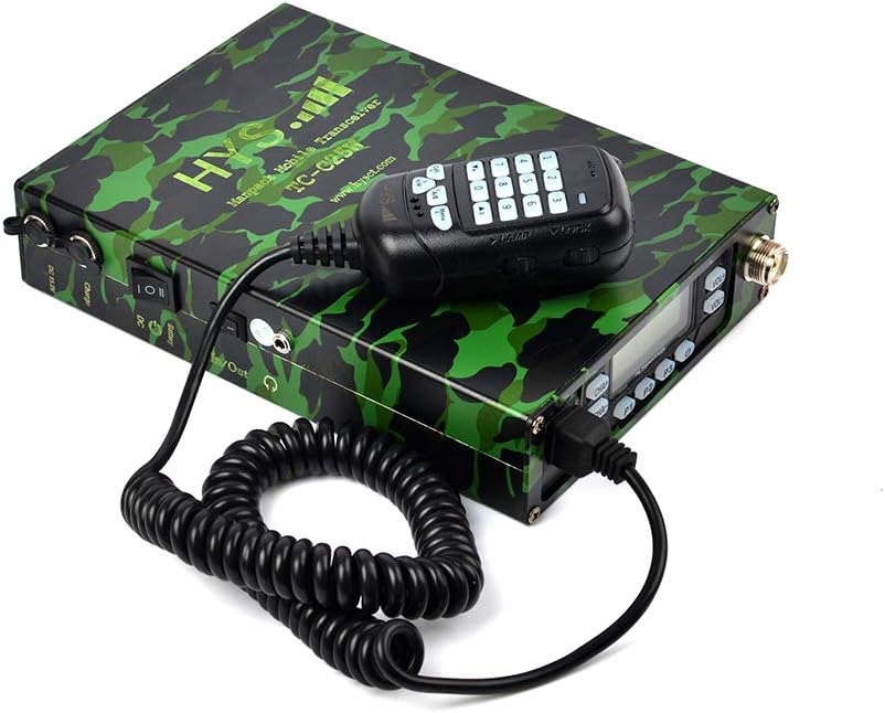 Camouflage Mobile Radio Ham Transceiver with Tri Band Telescopic Antenna H6343