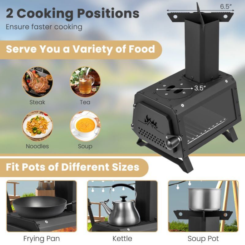 Portable High-Strength Fire Pit L40109