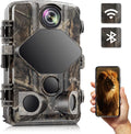 4K 24MP WiFi Trail Camera with Night Vision, IP66 Waterproof, Pack of 2 N340