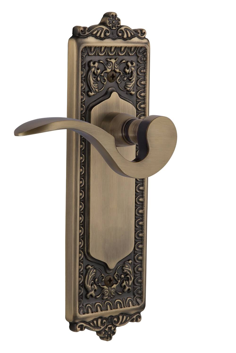 Antique Brass Door Lever Set G56169