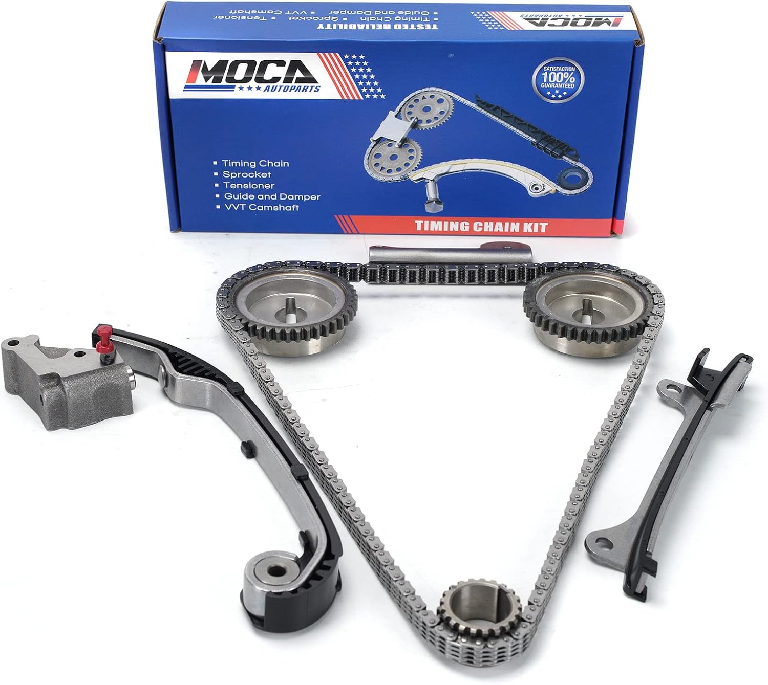 Timing Chain Kit for NISSAN Sentra 1.8L L4 GAS DOHC, 16 VALVE, Engine Pack of 2 Y557113