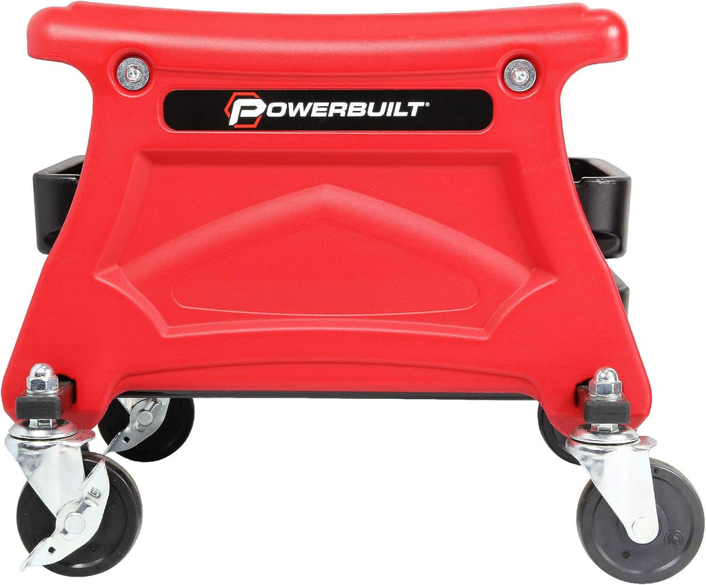 Compact Rolling Seat with Storage Trays U7730