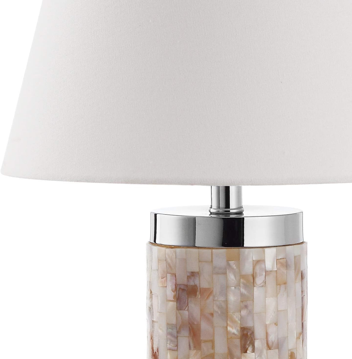 Ivory Shell Table Lamp Set of 2 W248
