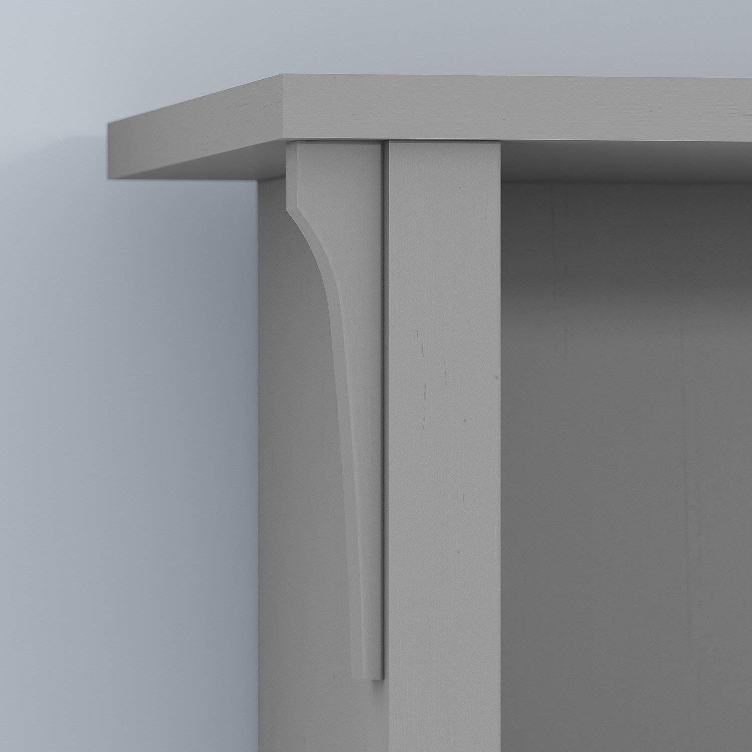 5 Shelf Bookcase Set of 2, Cape Cod Gray Y56864