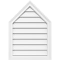 Peaked Top Surface Mount PVC Gable Vent U8937