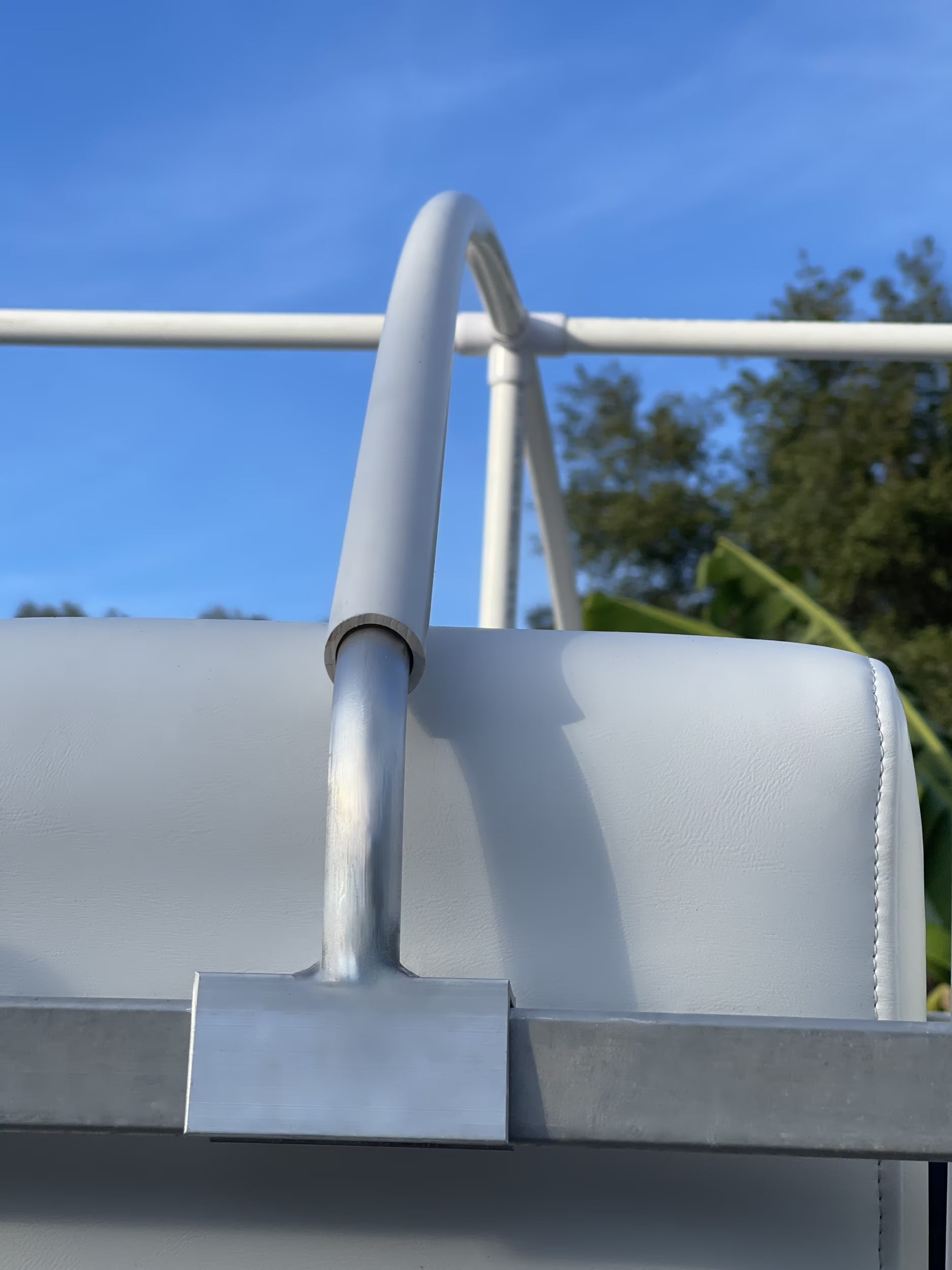 Pontoon Boat Canvas Solution with 6 Rise M2170
