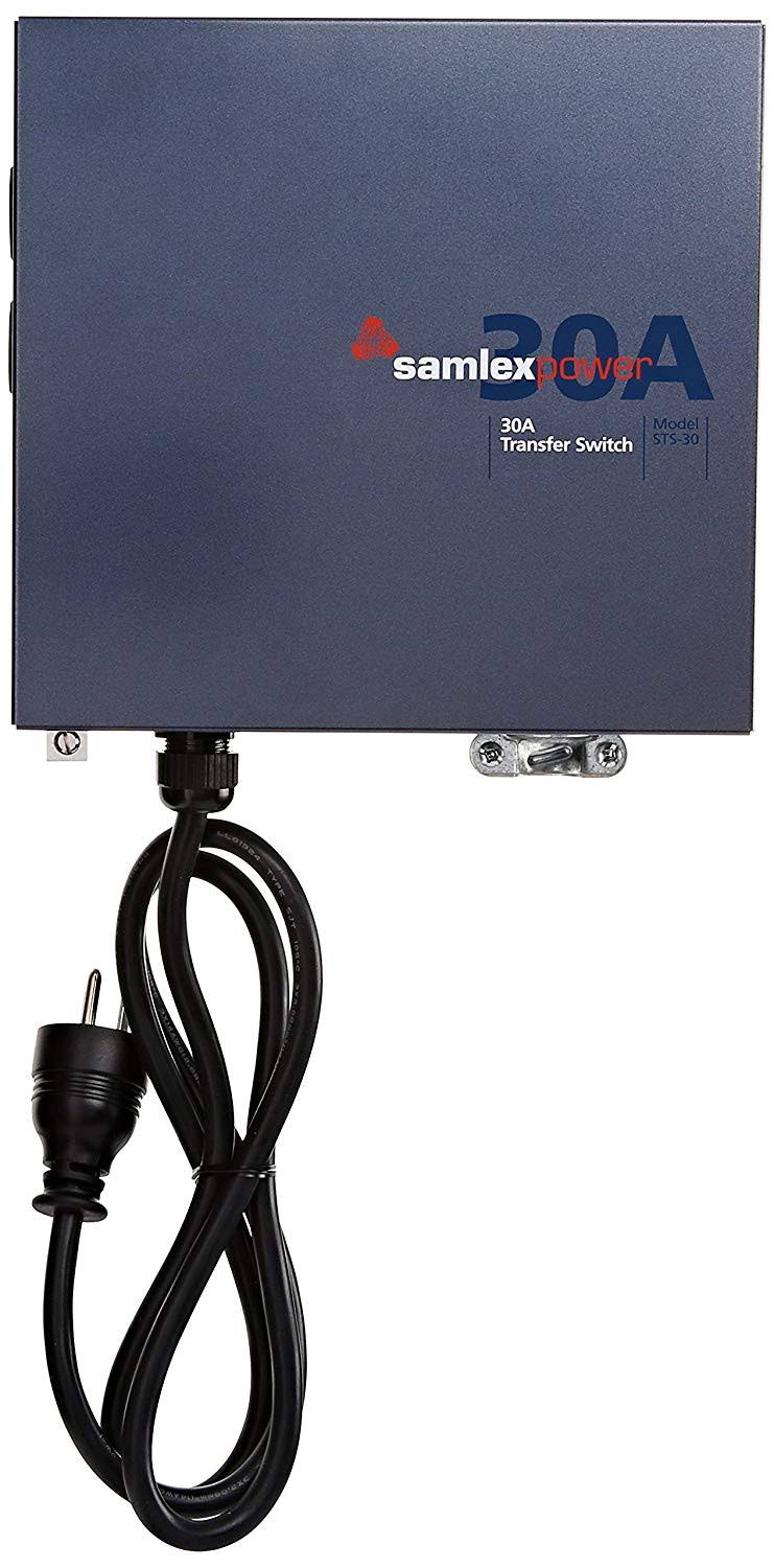 30A Transfer Switch with Inverter Quick Connect F5986