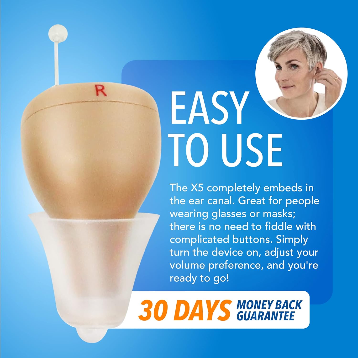 Rechargeable Hearing Aids T408250
