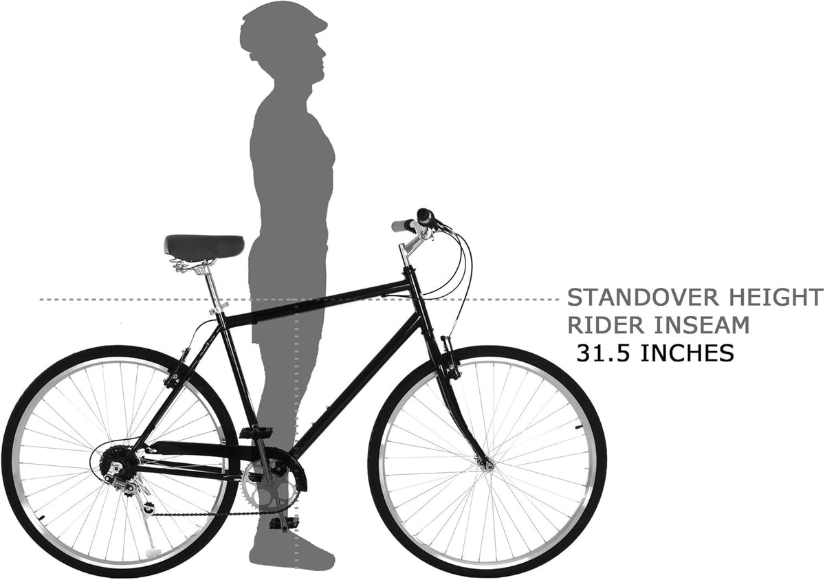 7 Speed Hybrid Urban Commuter Bike O664