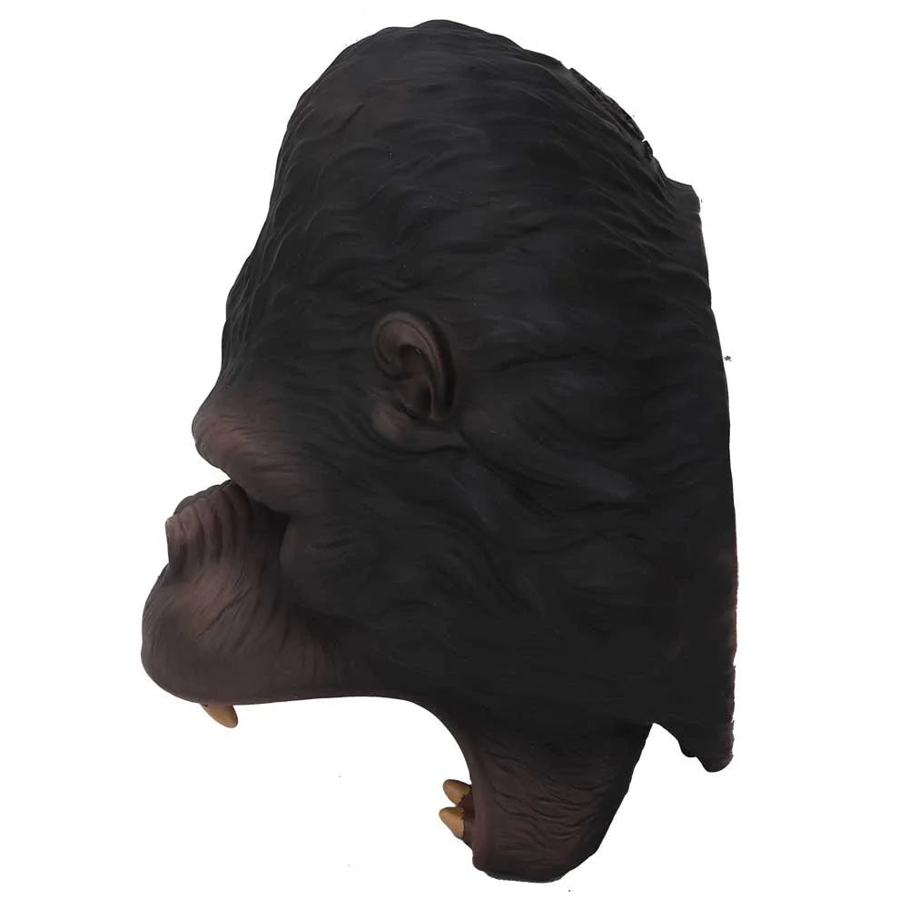 Realistic Plastic Orangutan Head Hand Toy H497895