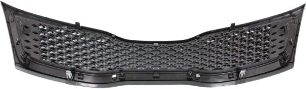Black Grille Assembly with Chrome Molding M14519
