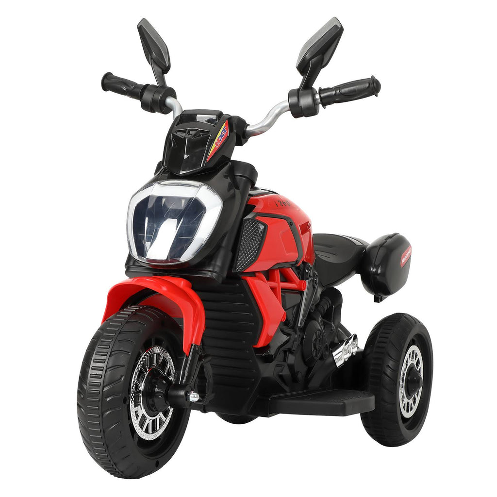 Red Three-Wheeled Kids Ride on Motorcycle Y4496