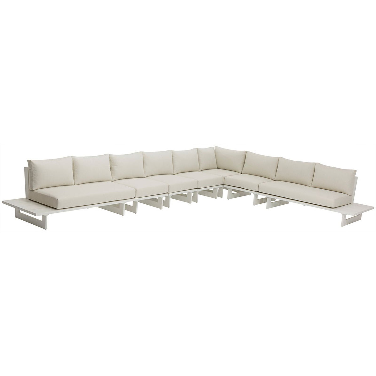 Cream Water Resisting Outdoor Modular Sectional C129751