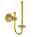 Polished Brass Upright Toilet Tissue Holder Y729