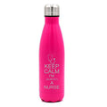 17 oz. Double Wall Vacuum Insulated Stainless Steel Water Bottle Travel Mug Cup (Pink) H163