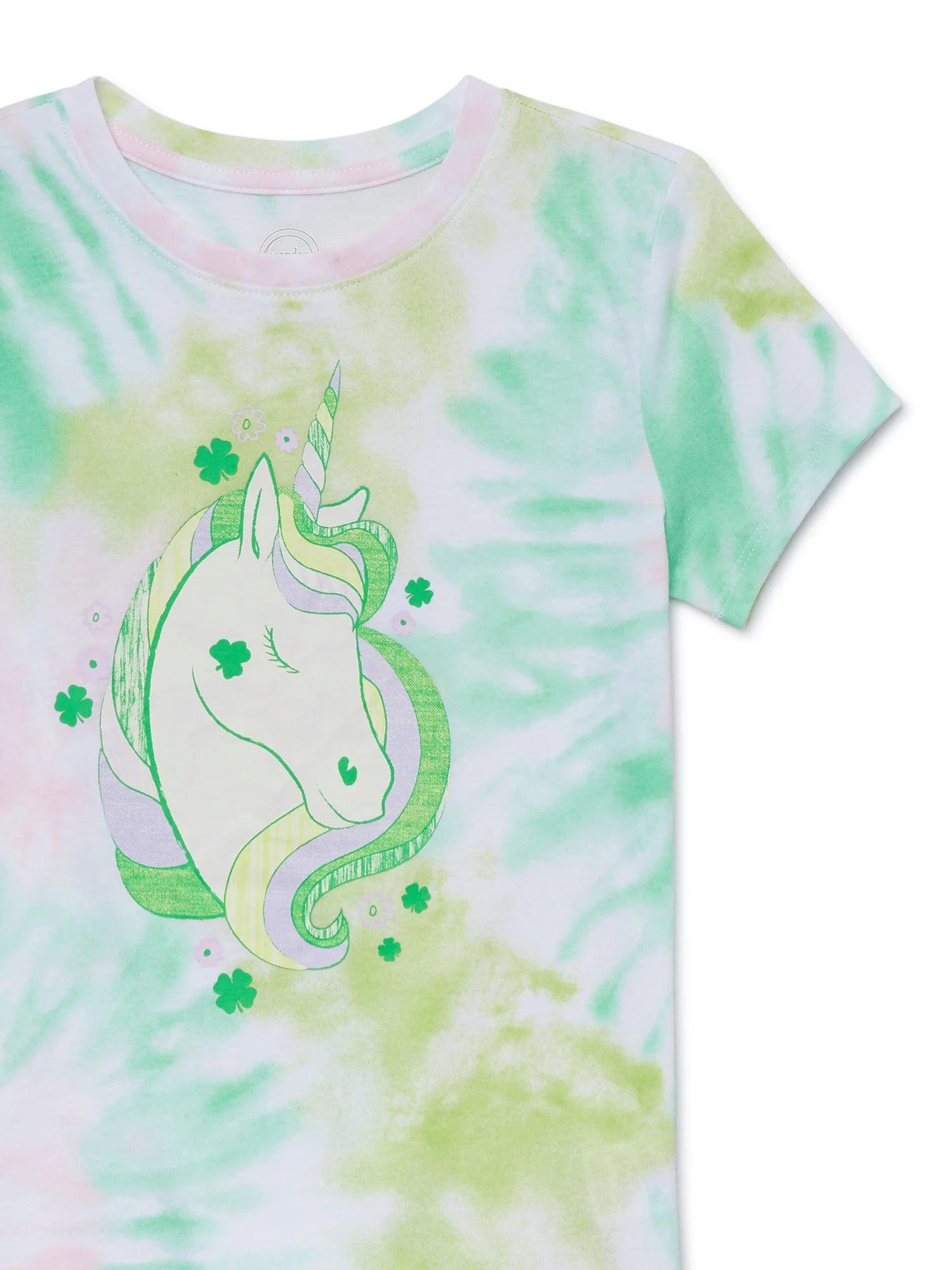 Girls Saint Patrick's Day Tee with Short Sleeves C3151