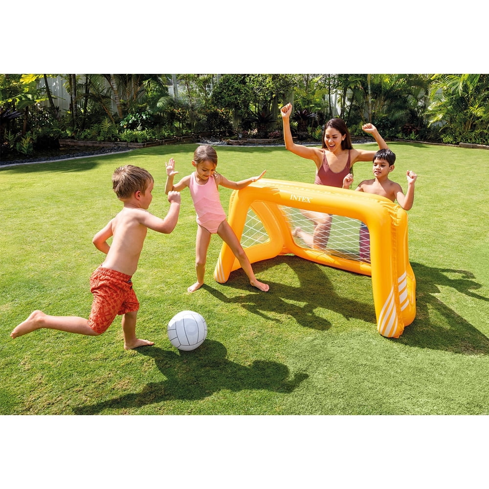 Floating Swimming Pool Toy Water Polo Soccer Game U137