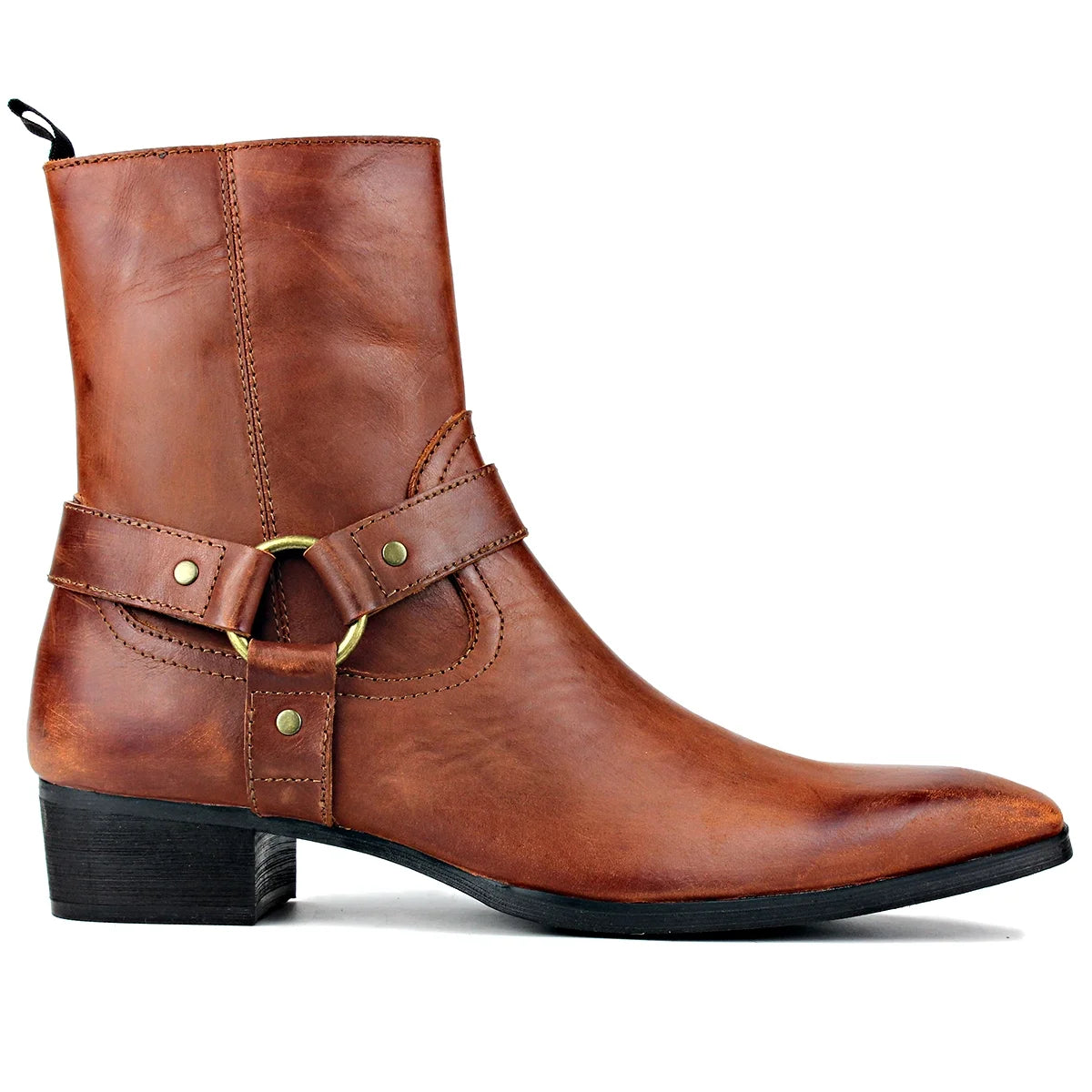 Brown Leather Chelsea Boots N86959