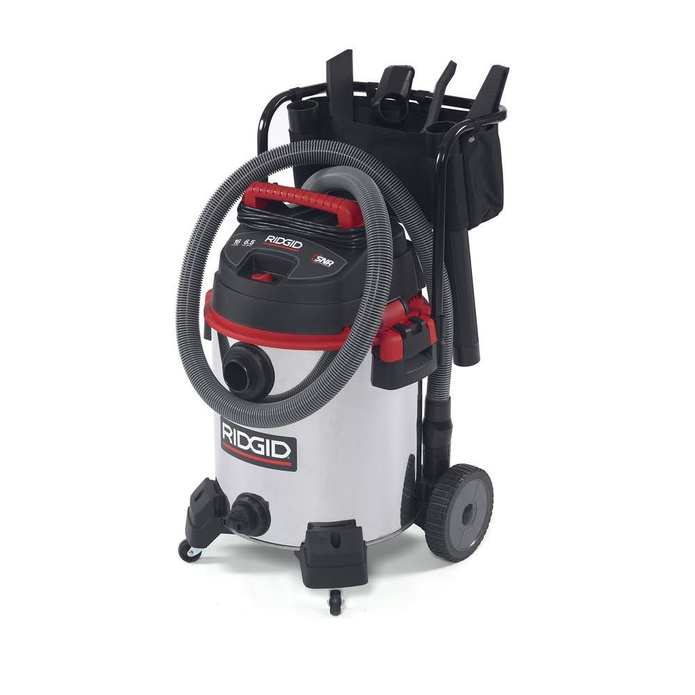16 Gallon Stainless Steel Wet/Dry Vac with Cart Y233