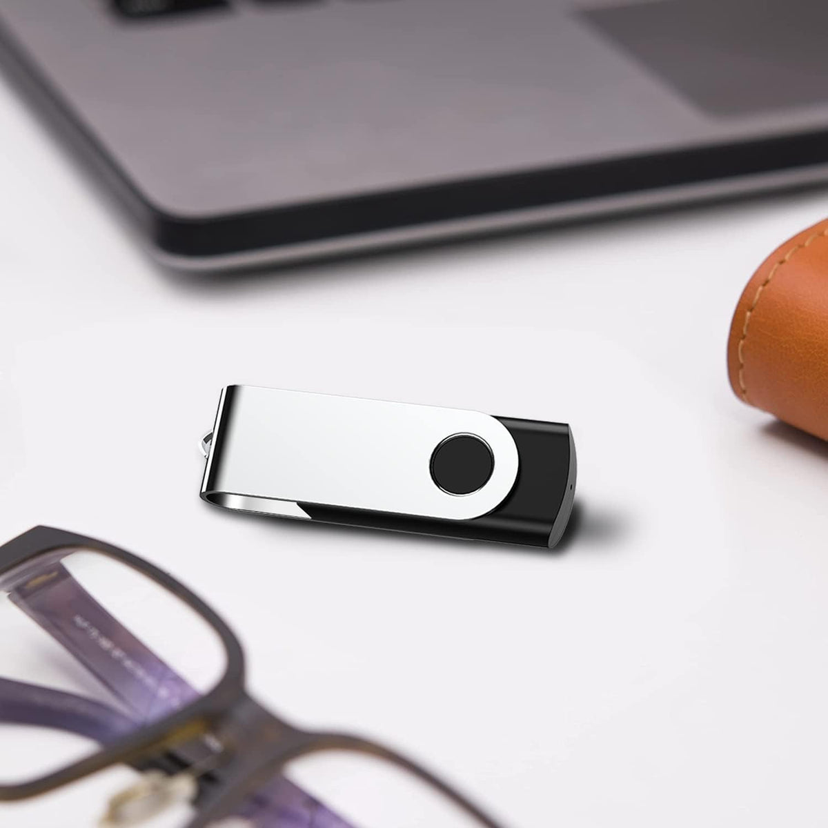 64GB USB 2.0 Flash Drive 10 Pack (Black, Blue) M77976