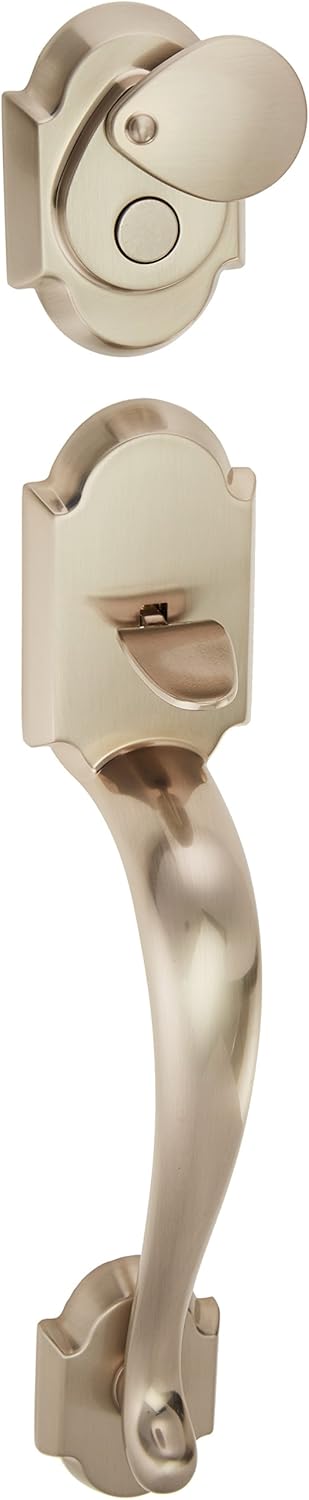 Satin Nickel Dummy Exterior Handleset Q62814