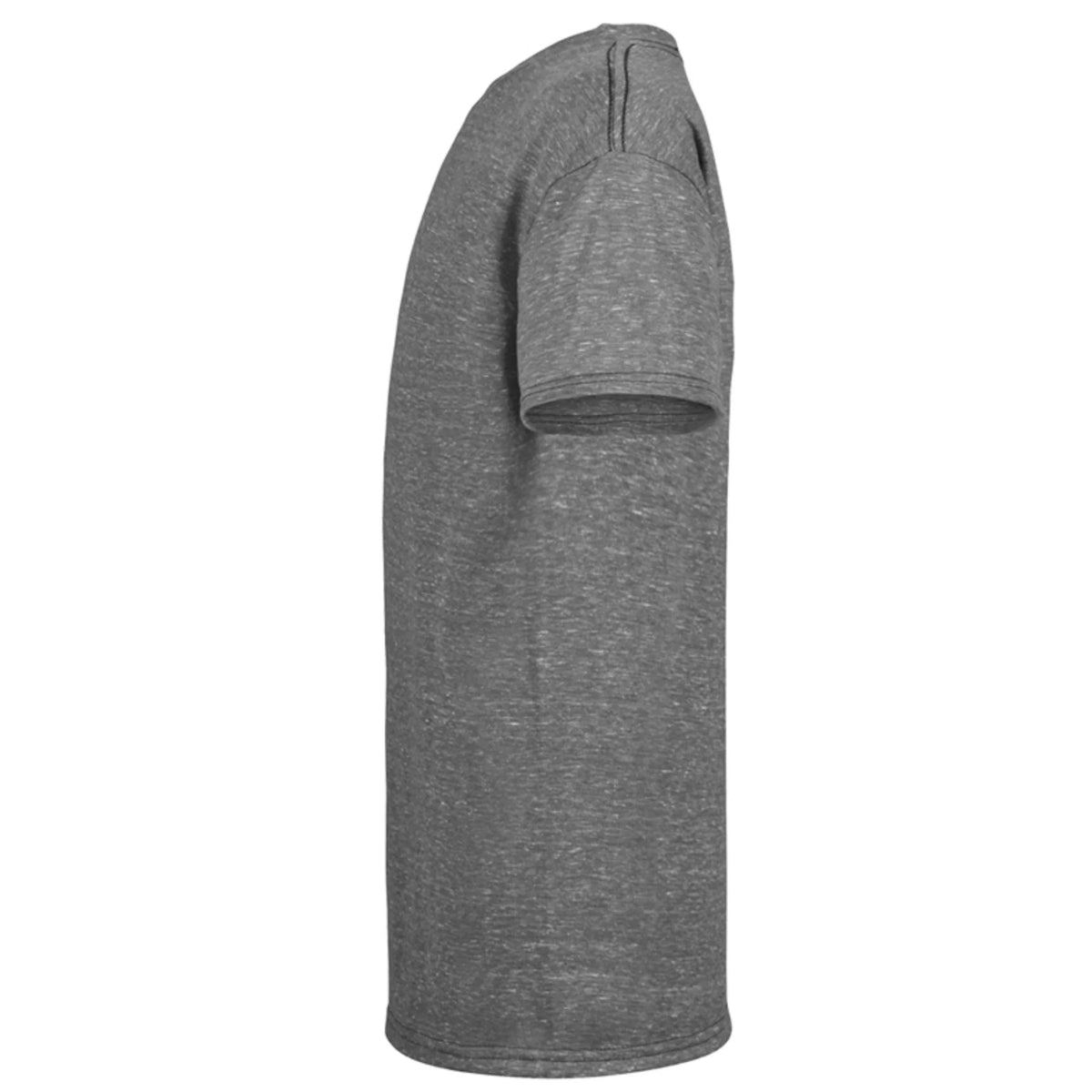 Customized-Graphite Snow Heather Short Sleeve Blended T-Shirt K795848
