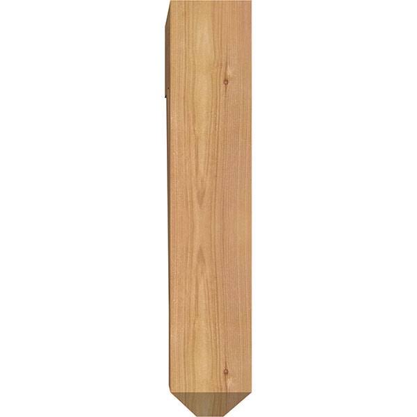 Traditional Craftsman Smooth Bracket, Western Red Cedar X824